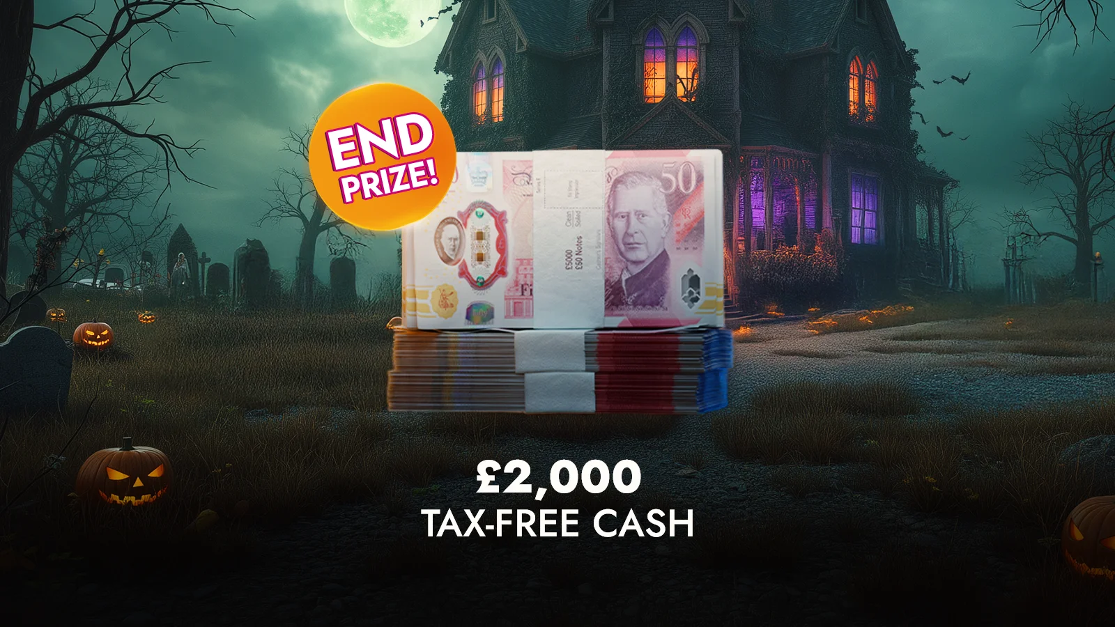 £1.25M Spooktacular Instant Win Giveaway – Prize Every Time!