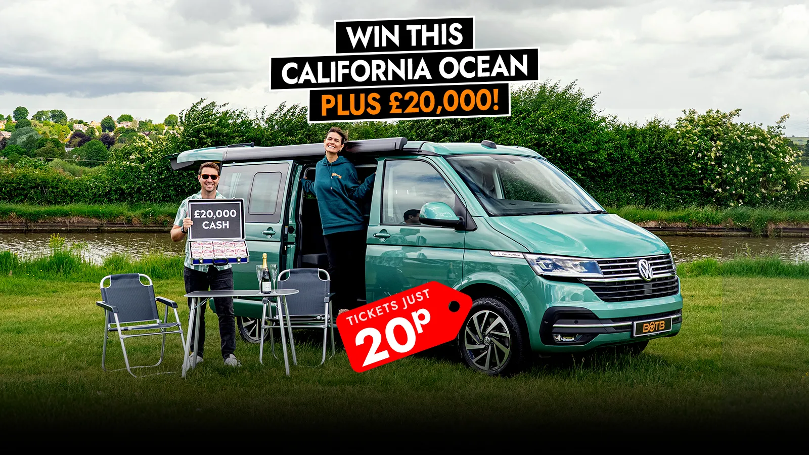 VW California + £20k for 20p – Your Dream Road Trip Awaits!