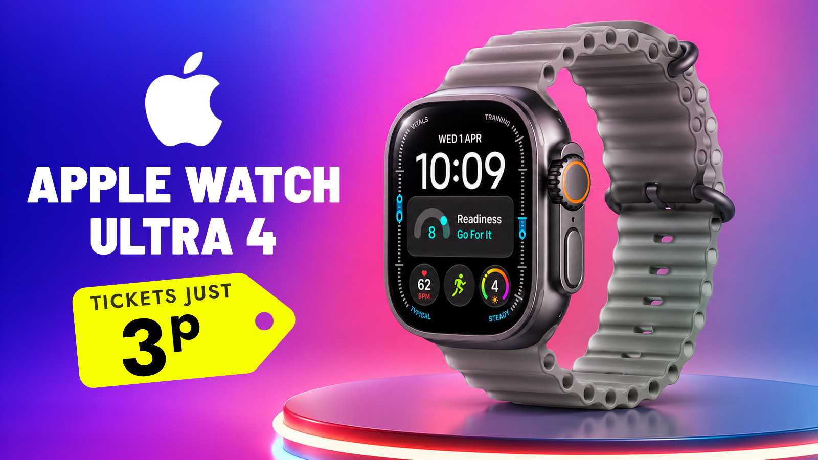   Win A New Apple Watch Ultra 4