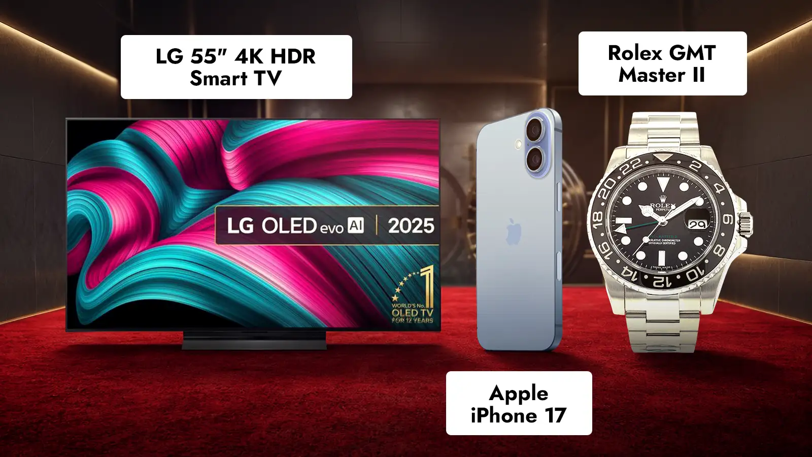   Win An Extravaganza Of Instant Prizes Every Time For Just £1.49!