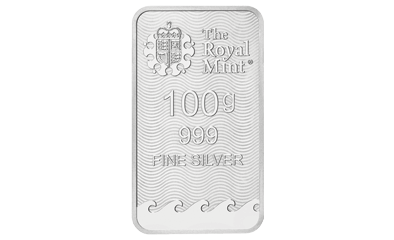 100g Silver: Britannia Bullion Bar