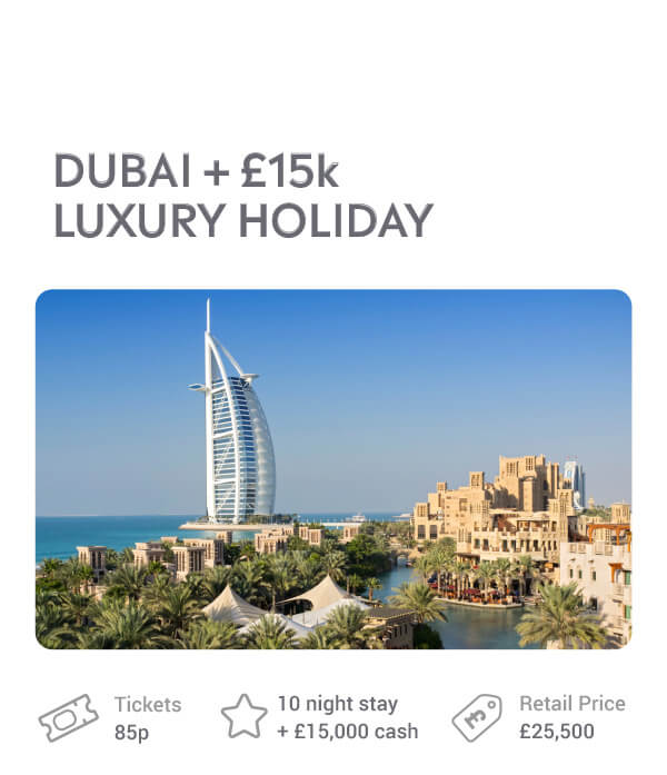 Luxury Dubai Holiday giveaway prize