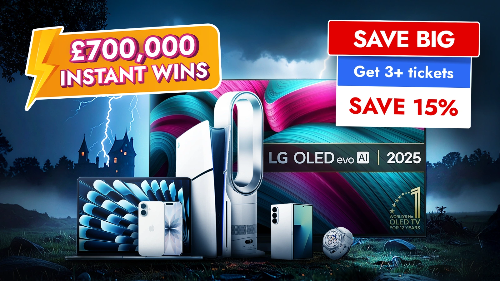 Instantly Bag £700k Worth Of Terrifying Tech & Cash!