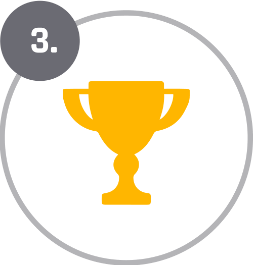 instant win trophy icon