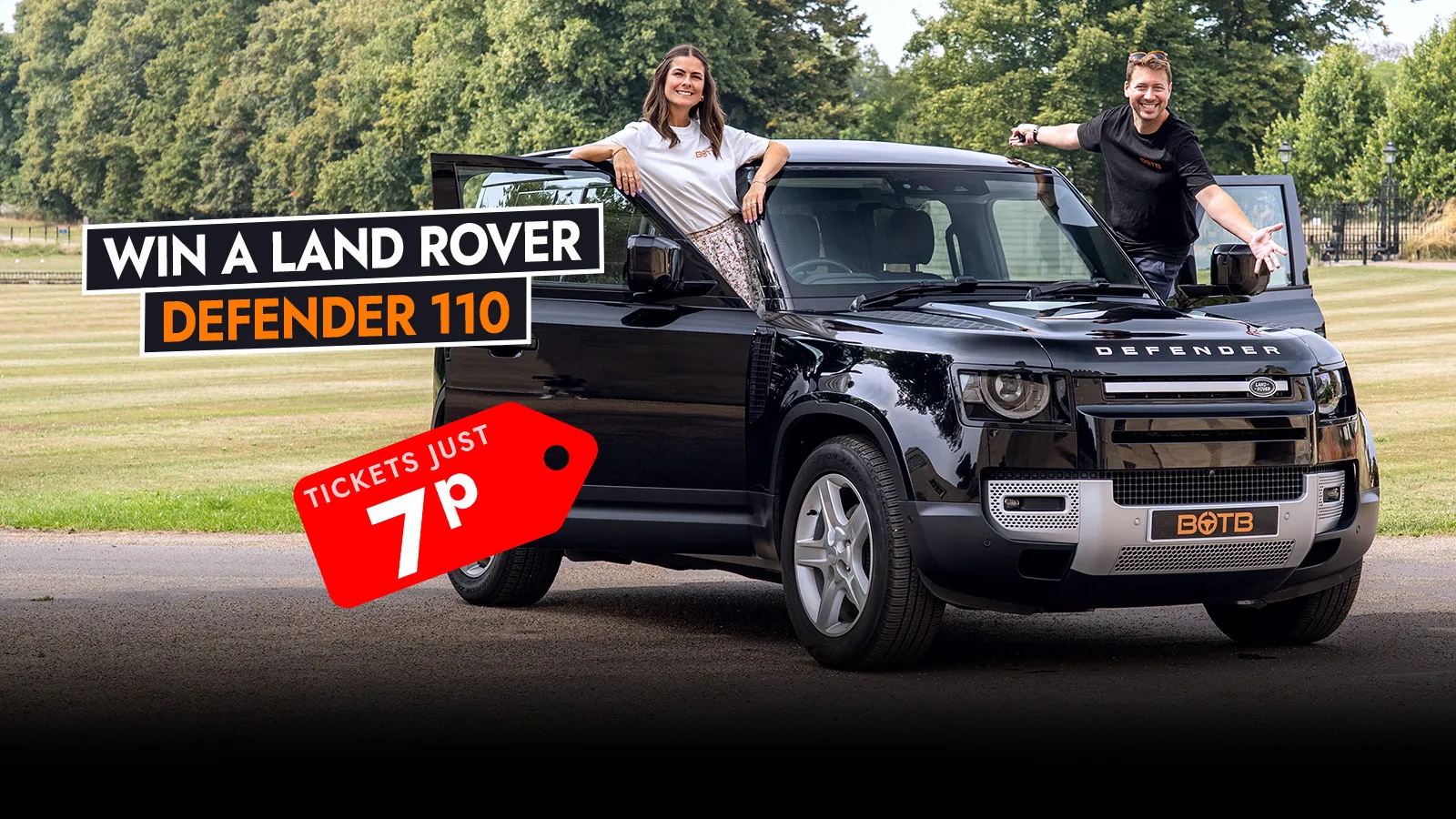   Grab This Iconic Land Rover Defender 110 for Only 7p!