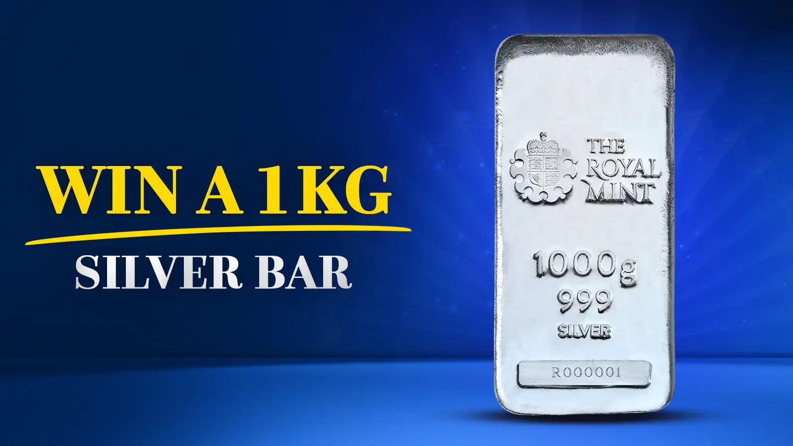   Win a 1KG Silver Bar!