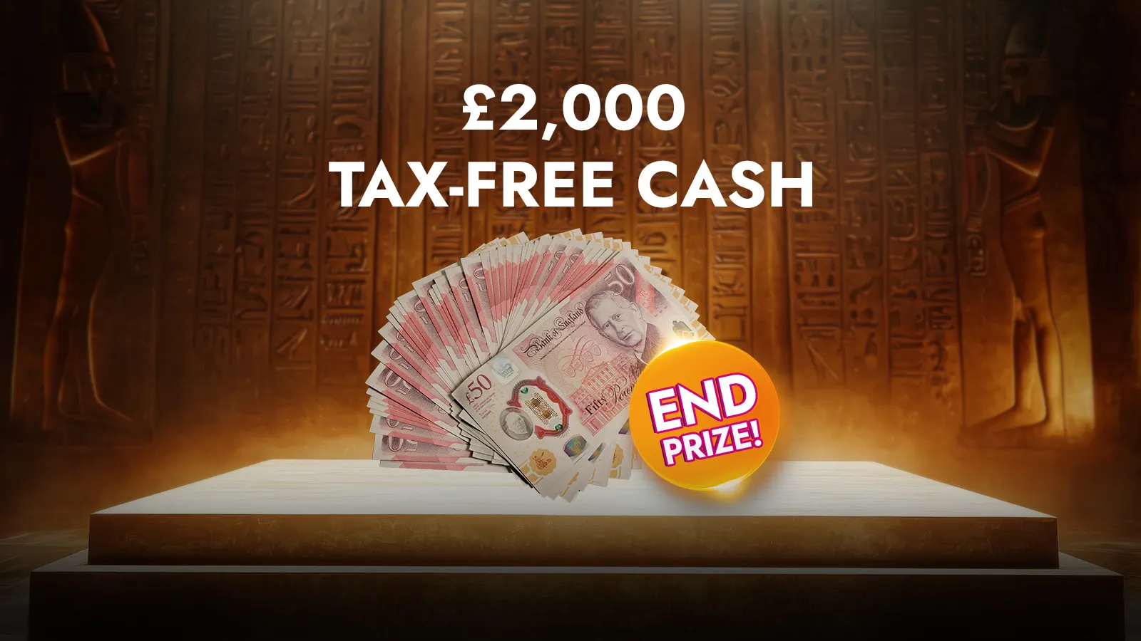72 hours only! Climb the £400k Pyramid of Prizes