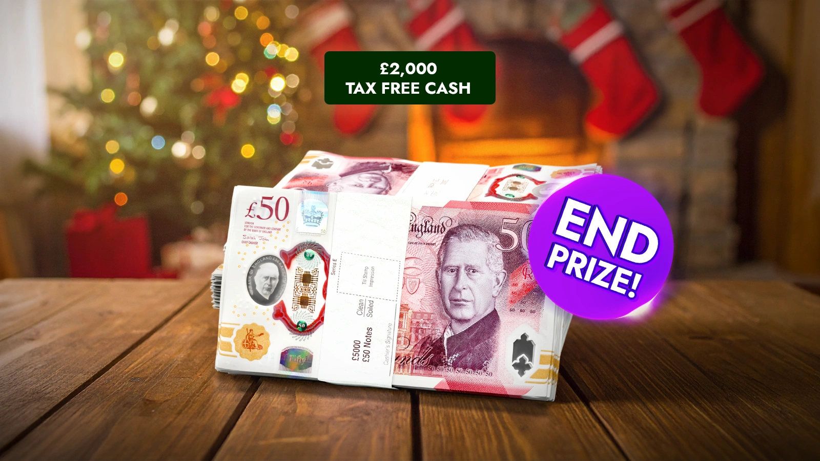   Stocking Fillers - £1.2 Million Prize Every Time!