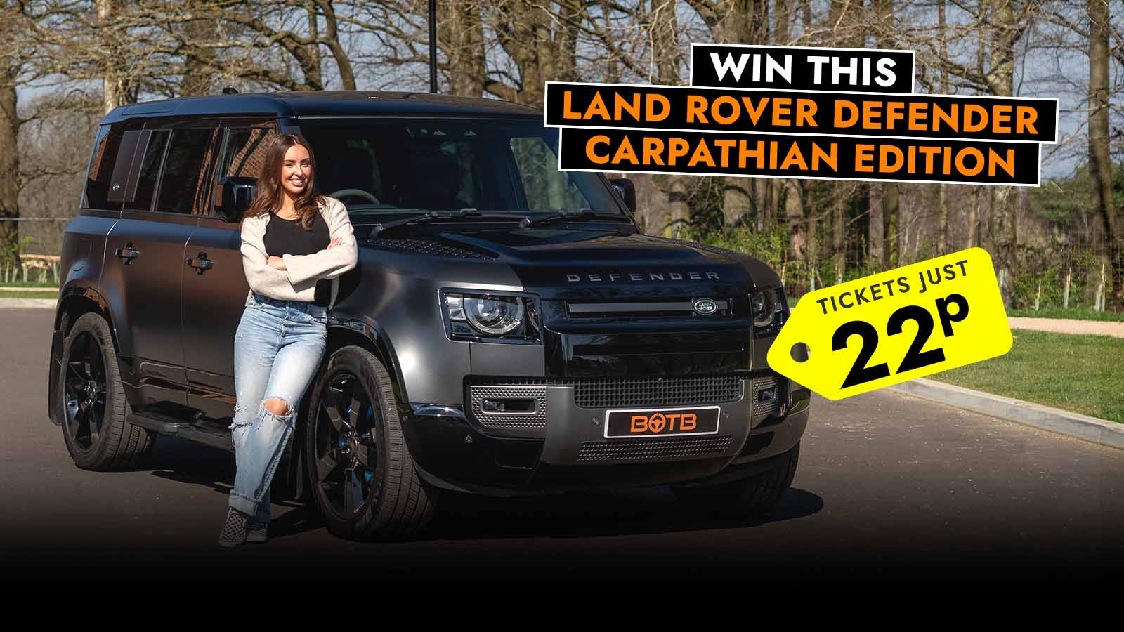   518 BHP Land Rover Defender Carpathian Edition For Just 22p!