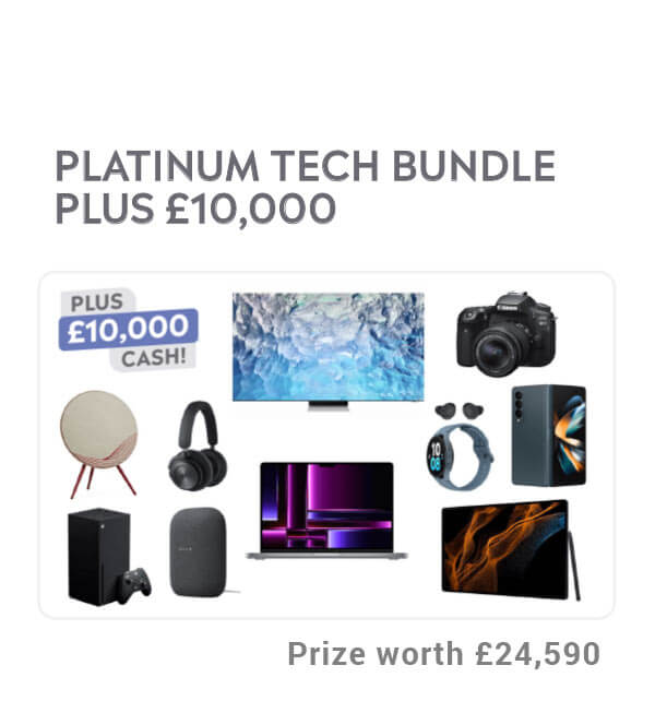 Platinum: Tech Bundle + £10,000 giveaway prize