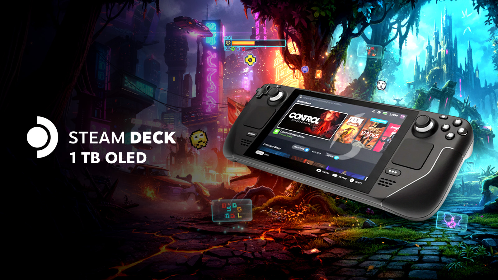   Win this new Steamdeck 1TB OLED!