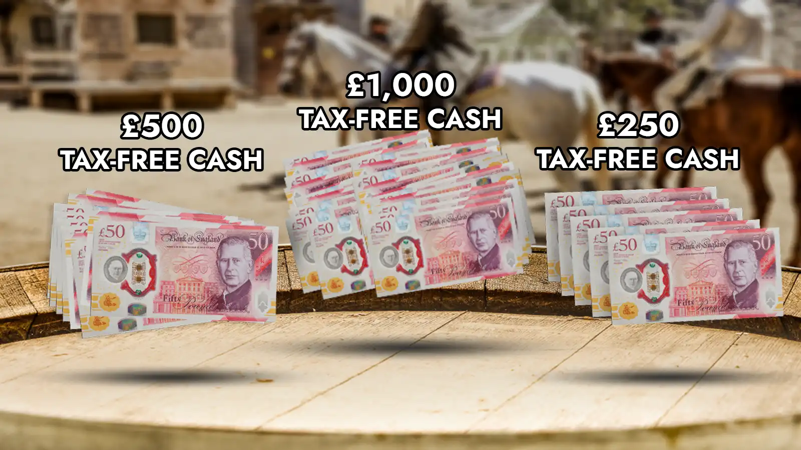 Ride into the Wild West for £1.1M Instant Rewards. Prize Every Time