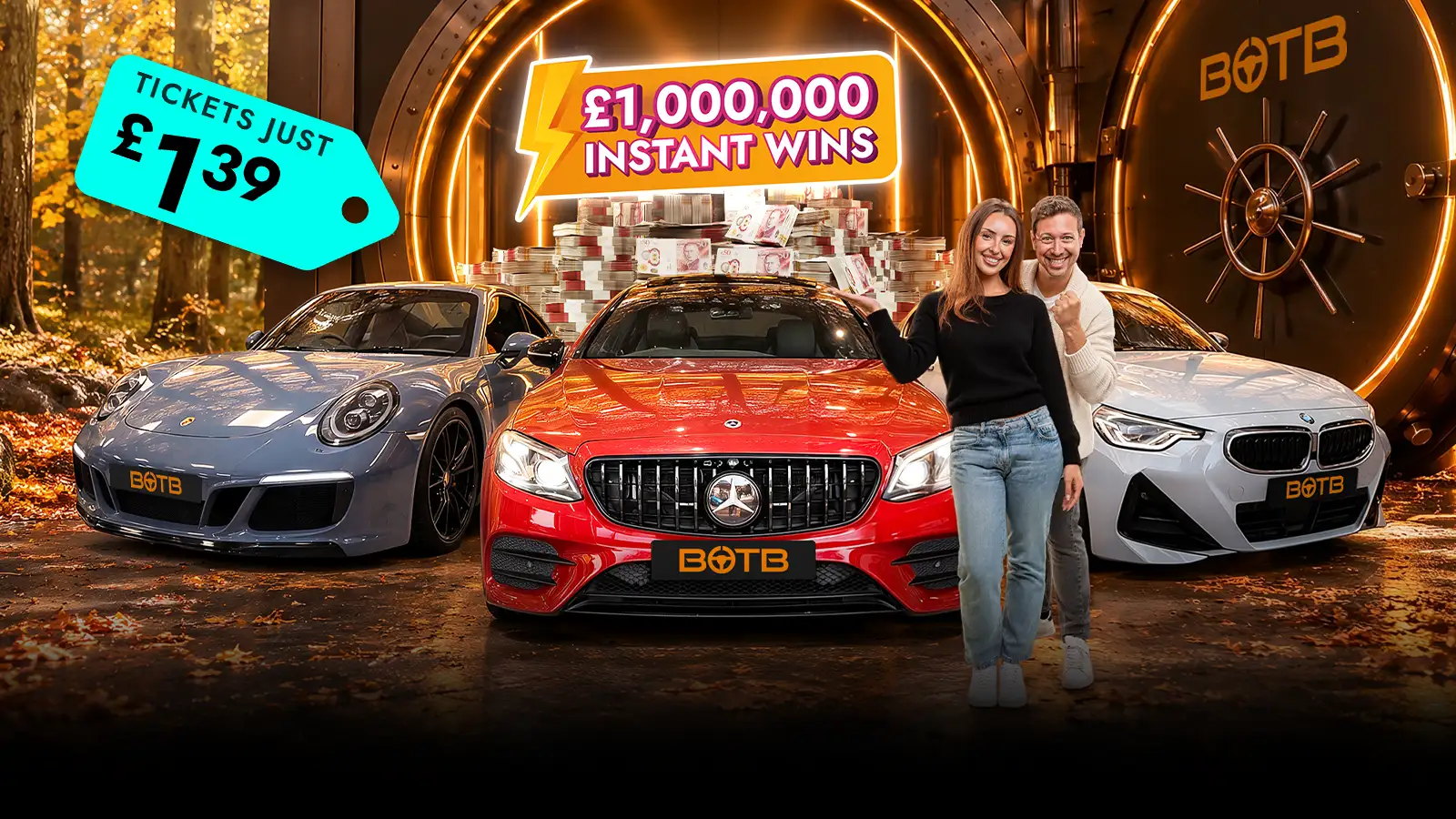  Just Launched! Autumn Favourites Instant Win – £1M+ Harvest of Prizes for £1.39!