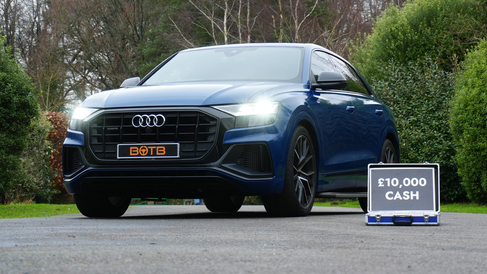   Win A Beastly Audi Q8 + £10,000 Tax-Free Cash for 8p!