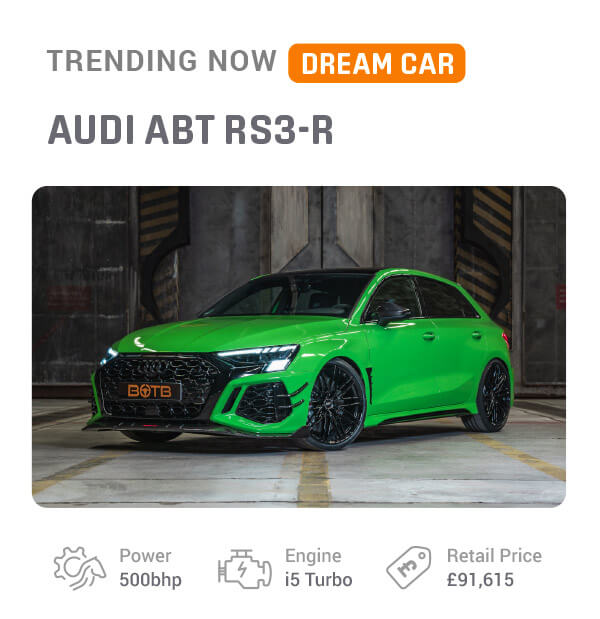 Audi ABT RS3-R giveaway prize