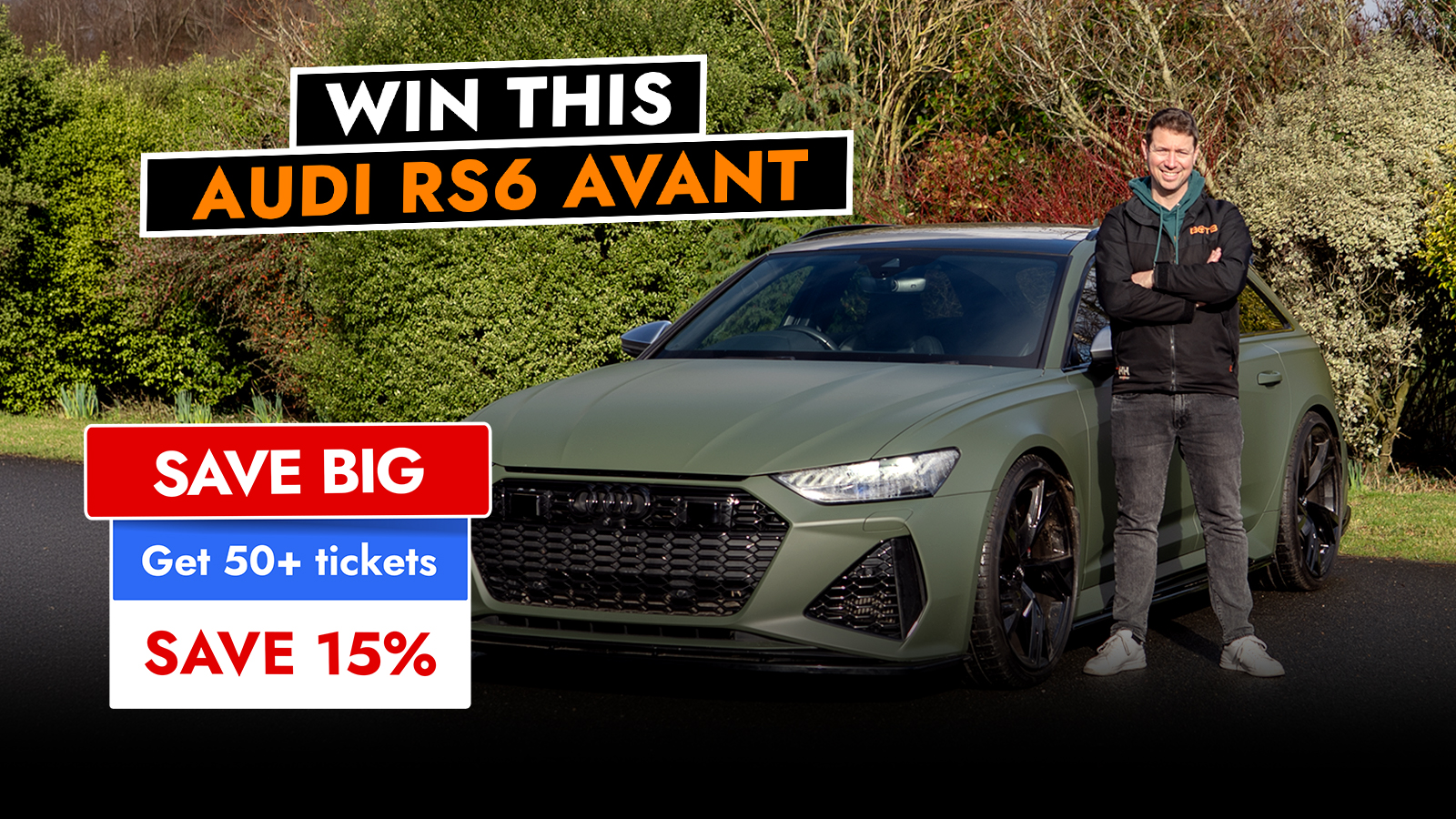   Modified Madness – Win This £73k Audi RS6 Avant for 19p!