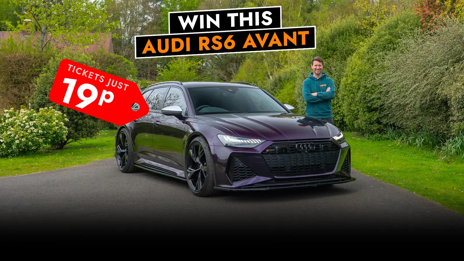   Own the Road in Style – Audi RS6 Available to Win for 19p!