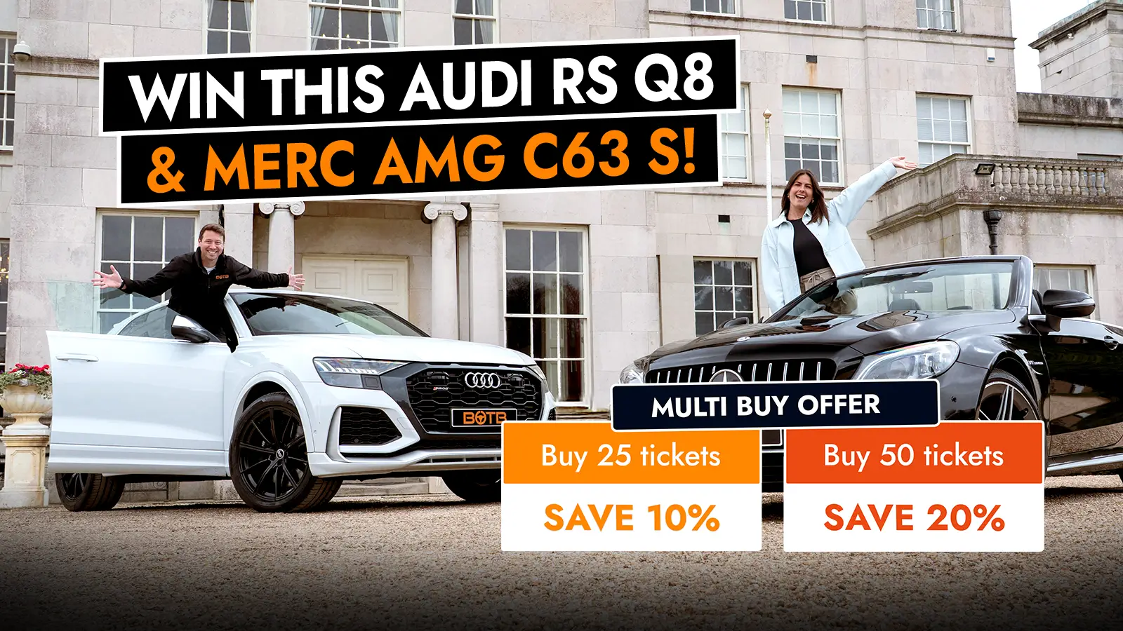 24p for this 592 BHP Audi RS Q8 + 503 BHP Mercedes-AMG C63S Double-Up!