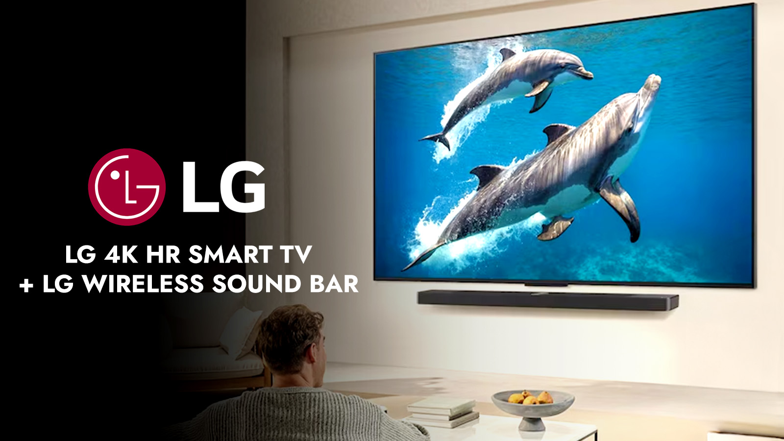   Win an LG 65" 4K HDR Smart TV + Wireless Sound Bar