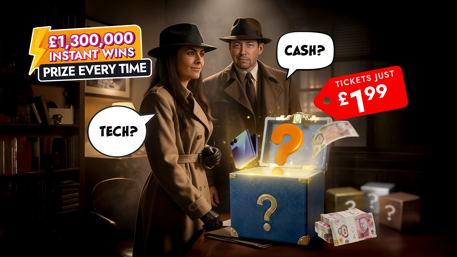   What’s in the Box? £1.3M Mystery Tech & Cash Wins!