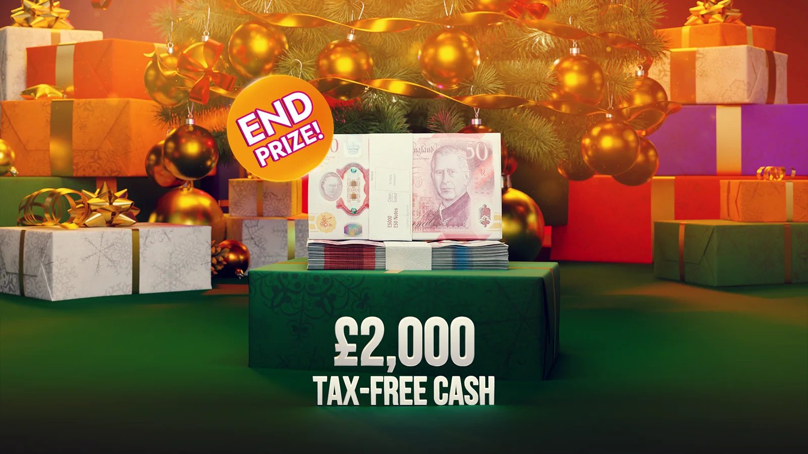   Christmas Cash Bonanza – £2.5M Prize Every Time!