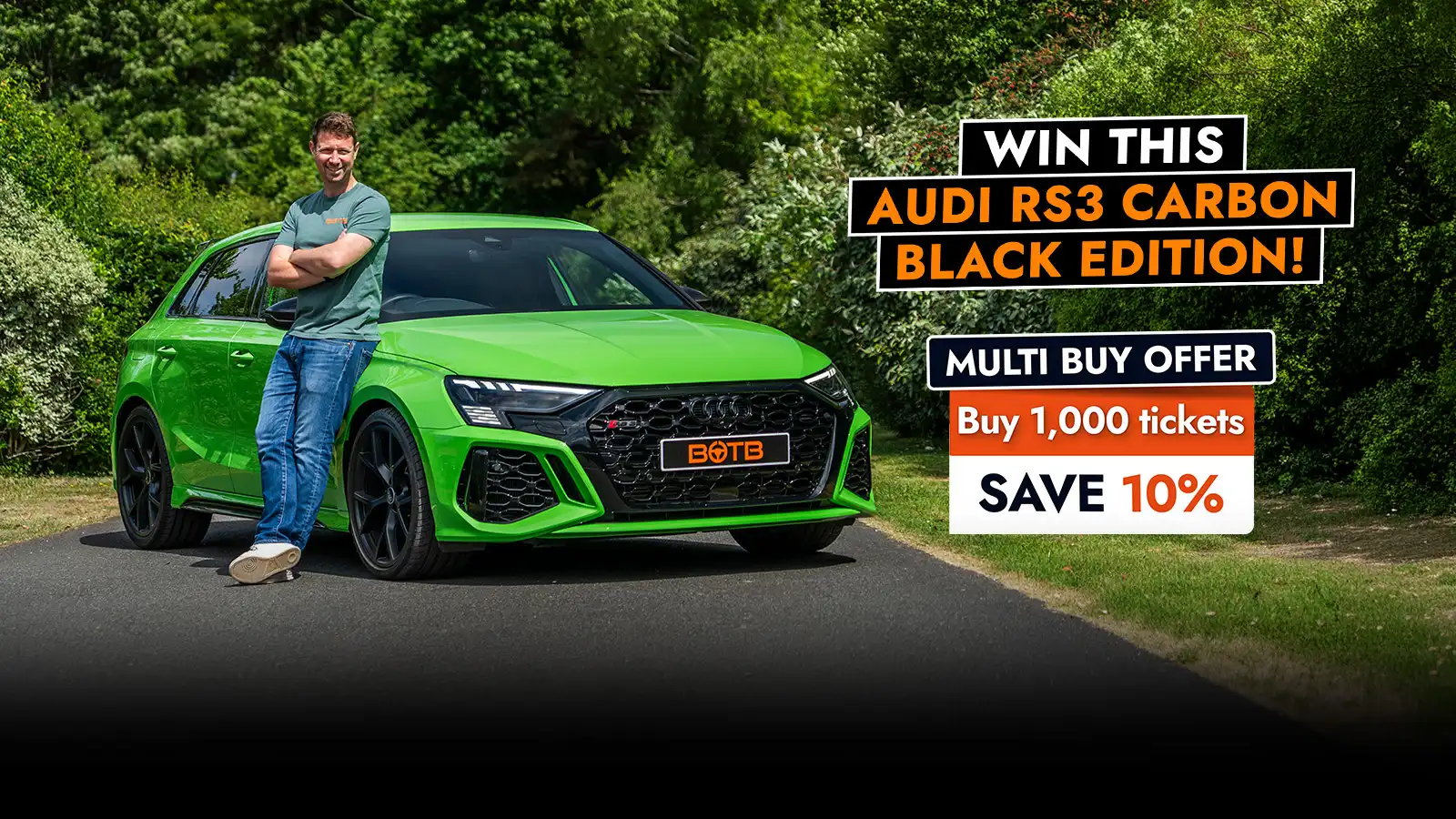   Introducing… Hot Hatch Heaven – Win this Audi RS3 for 6p!